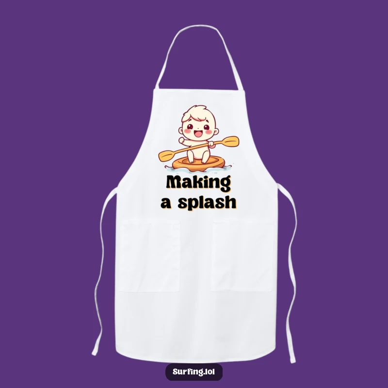 Funny Adorable Paddler Apron: Cook with Joy, Perfect Funny Kitchen Gift!