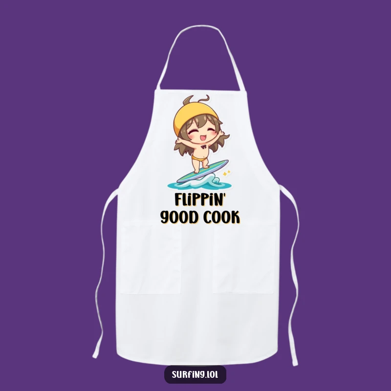 Funny Handstand Character Apron: Cook with Playful Balance and Humor