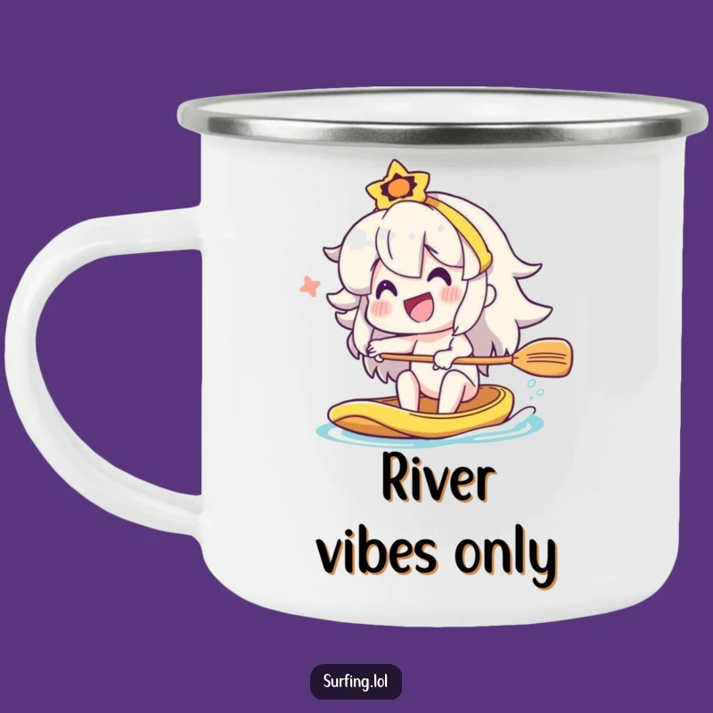 Funny Enthusiastic Paddler Camping Mug: Outdoor Cheerful Gift