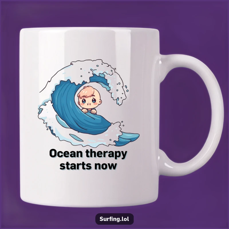 Funny Tiny Ocean Explorer Mug - Curious Excitement Gift