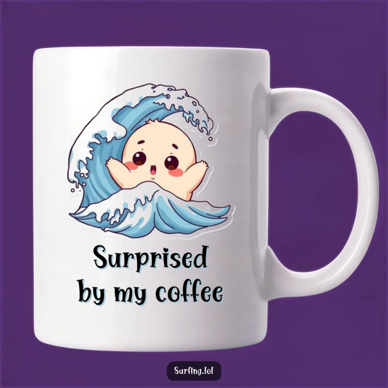 Funny Chubby Surfer Mug: A Hilarious Splash of Surprise for Beach Humor Lovers!