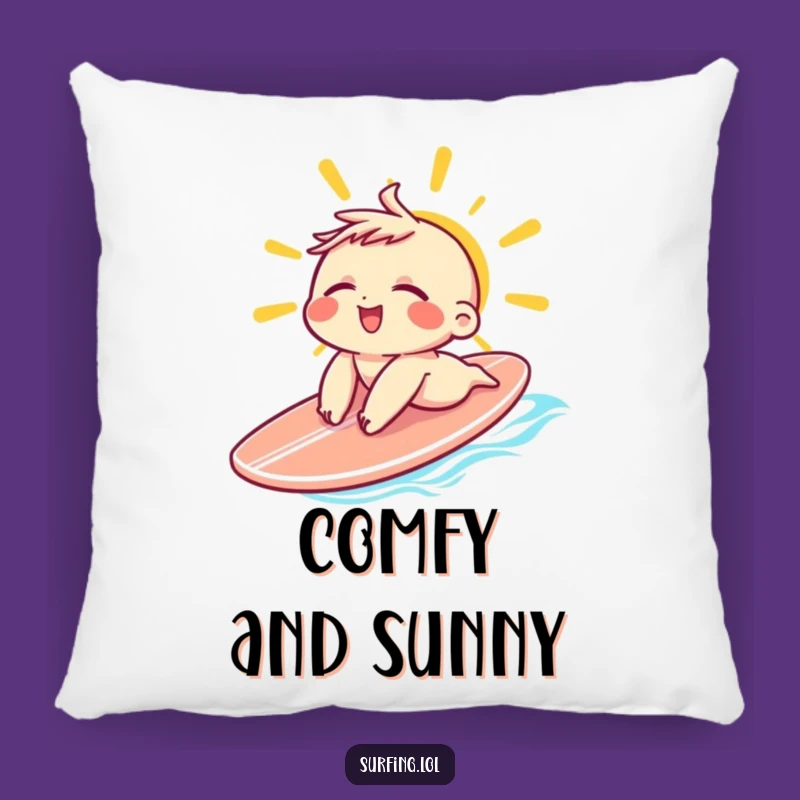Funny Sunbathing Character Pillow: Cozy Comfort for Ultimate Relaxation