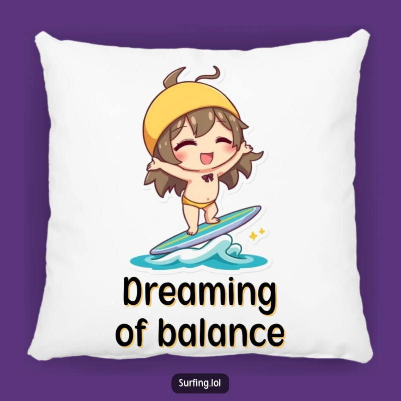 Funny Handstand Character Pillow: Cozy Comfort with Playful Balance