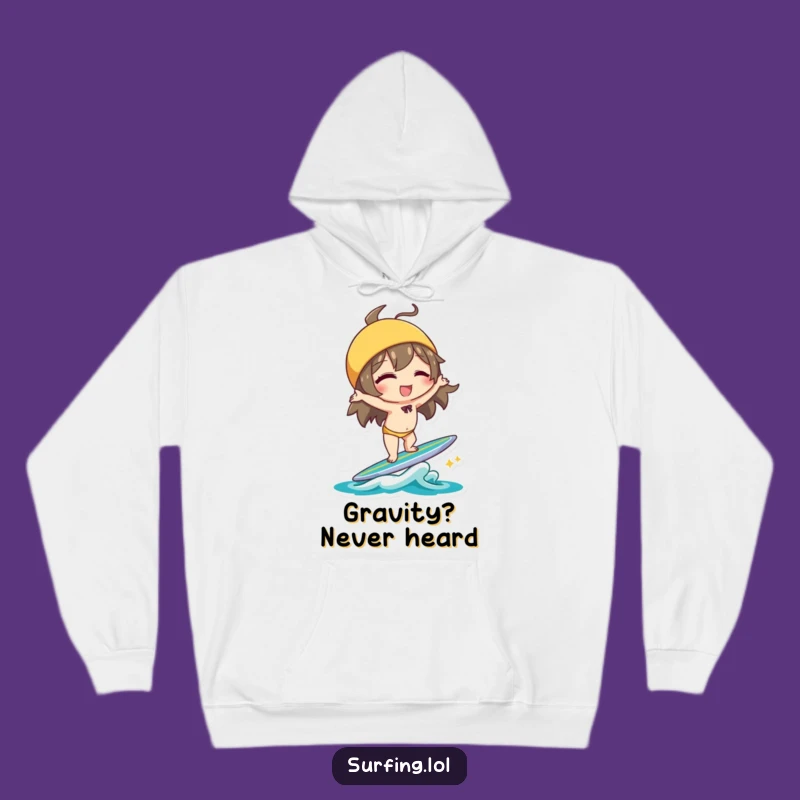 Funny Handstand Character Hoodie: Stay Cozy While Balancing Fun Gift