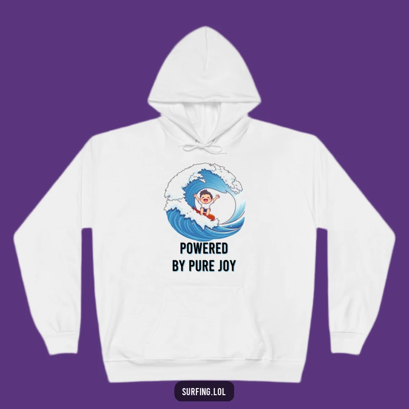 Funny Wave Rider Hoodie: Stay Warm and Ride the Excitement with This Humorous Design!
