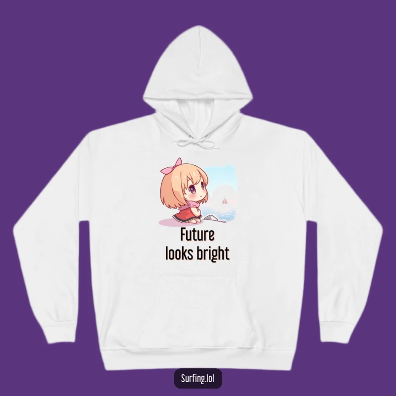 Cozy Hopeful Shore Hoodie: Warm Thoughts for Faraway Goals