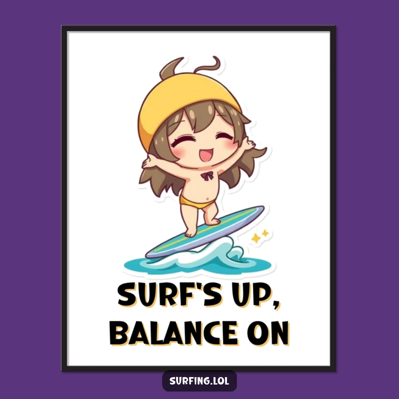 Free Printable Handstand Wall Art - Funny Downloadable Poster for Balance Lovers