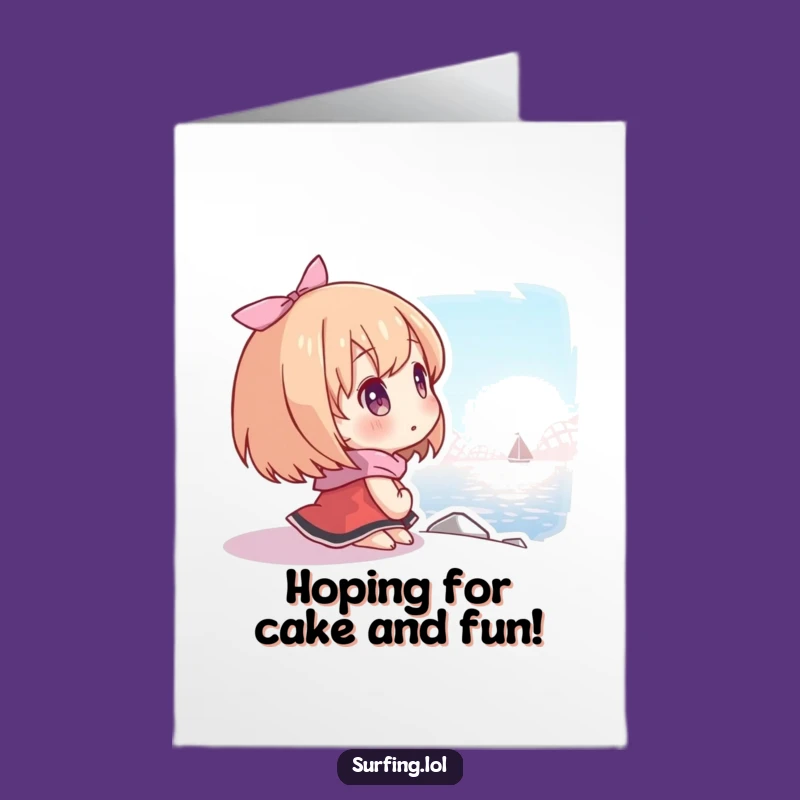 Free Printable Birthday Card: Hopeful Character for an Inspiring Downloadable Gift