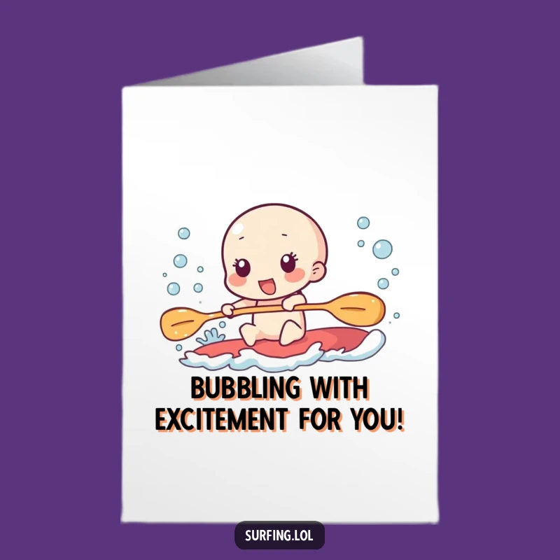 Free Printable Congrats Card: Fast Paddler, Energetic Downloadable Gift