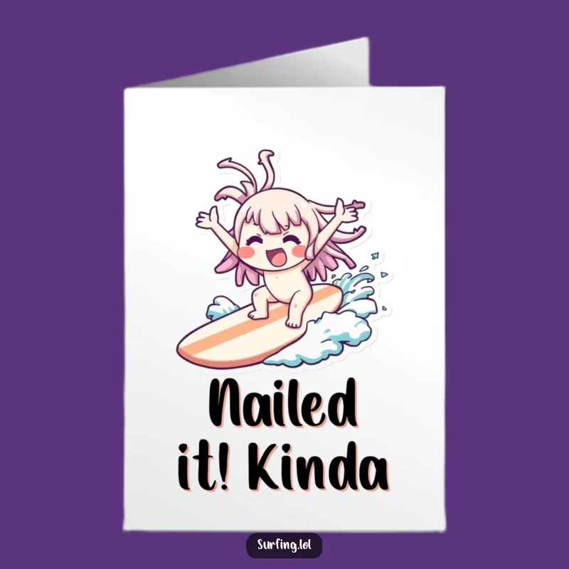 Free Printable Wipeout Congrats Card - Funny Downloadable Gift