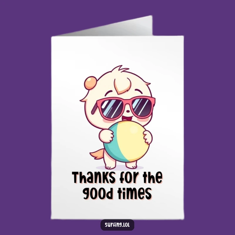 Free Printable Thank You Card: Glee Kawaii Vibes - Sweet Downloadable Gift