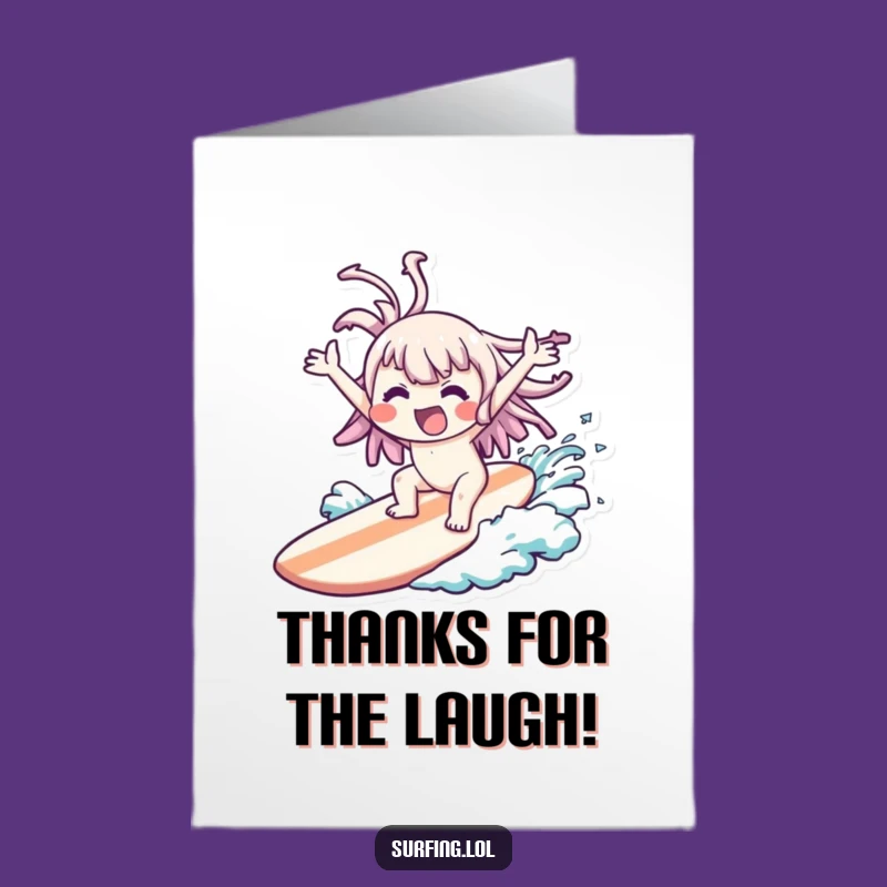 Free Printable Wipeout Thank You Card - Express Gratitude Downloadable