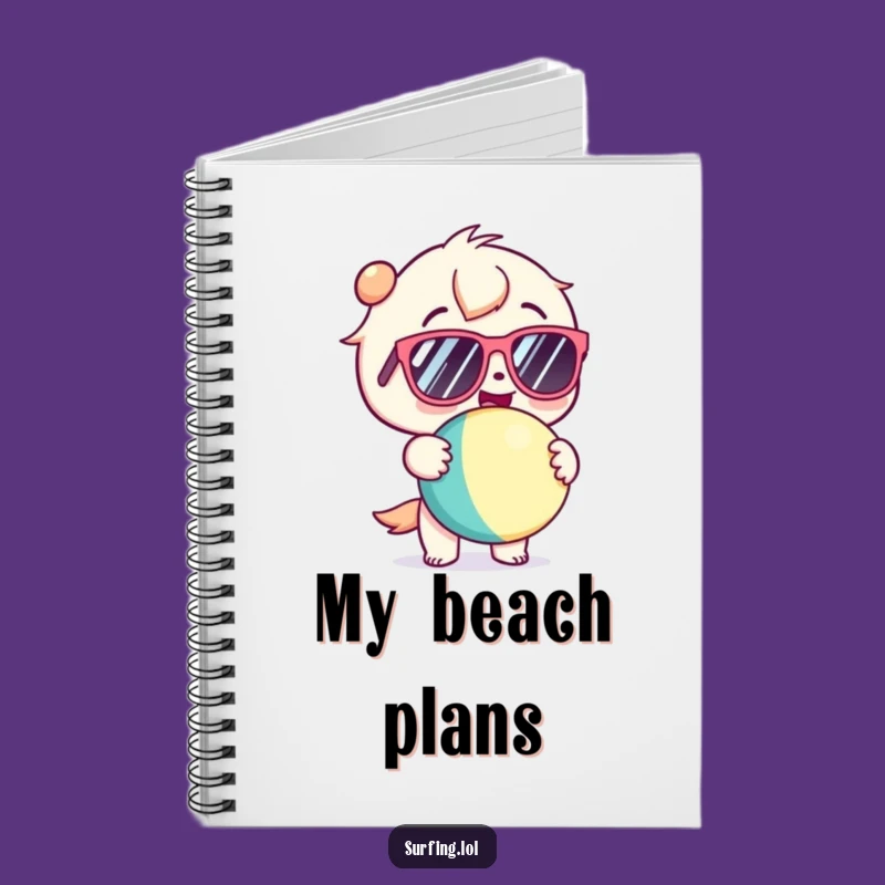Funny Kawaii Summer Notes Notebook - Glee Character Journal Gift