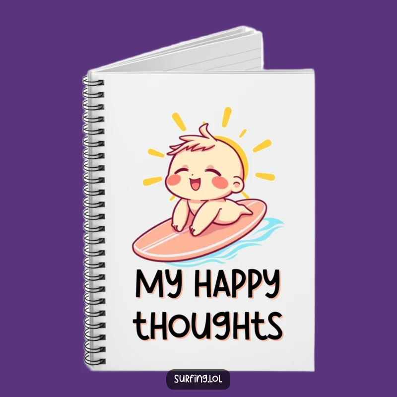 Funny Sunbathing Character Notebook: Jot Down Ideas in Relaxed Style