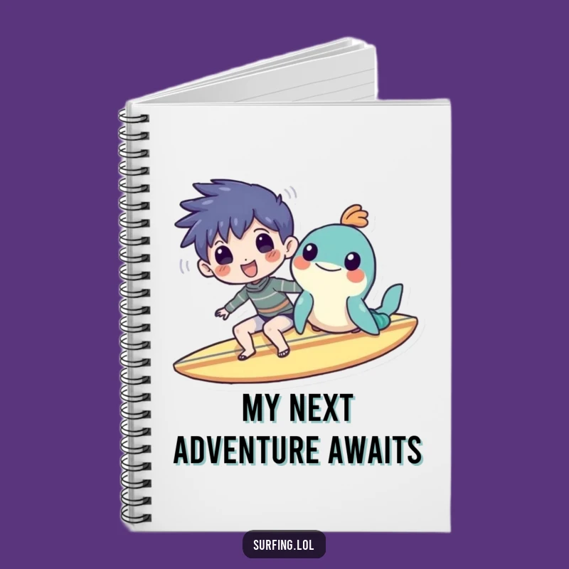 Funny Surf Buddies Notebook: Character & Sea Creature Journal, Gift of Laughs