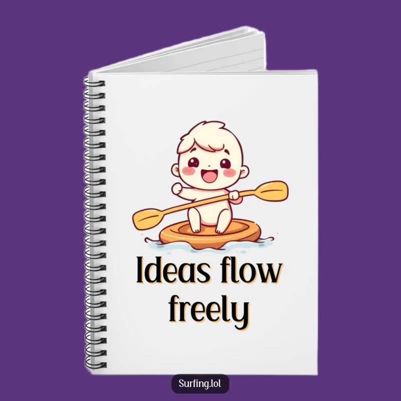 Funny Adorable Paddler Notebook: Jot Down Ideas, Perfect Funny Gift!