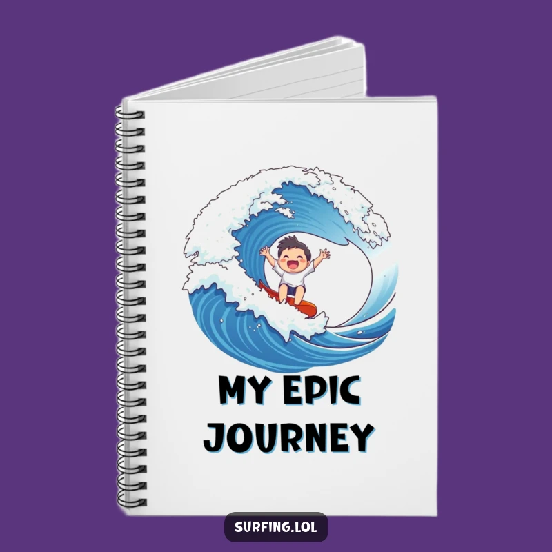 Funny Wave Rider Notebook: Capture Your Ideas with This Exhilarating and Hilarious Journal!