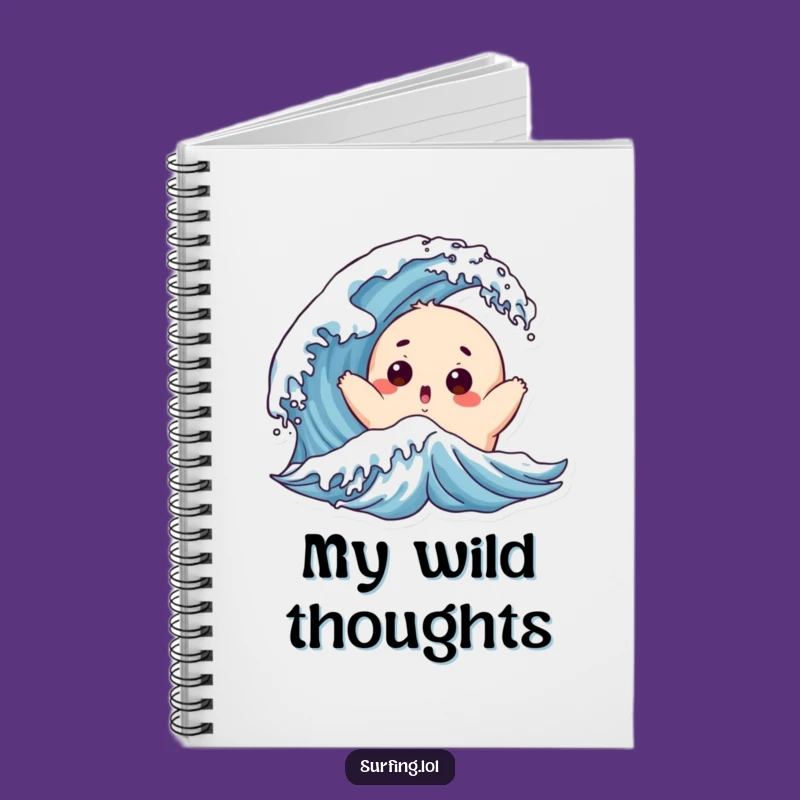 Funny Chubby Surfer Notebook: Jot Down Your Thoughts with This Playful and Hilarious Journal!