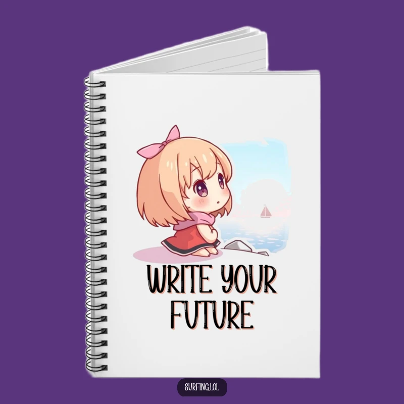 Funny Hopeful Shore Notebook: Write Down Your Future Plans