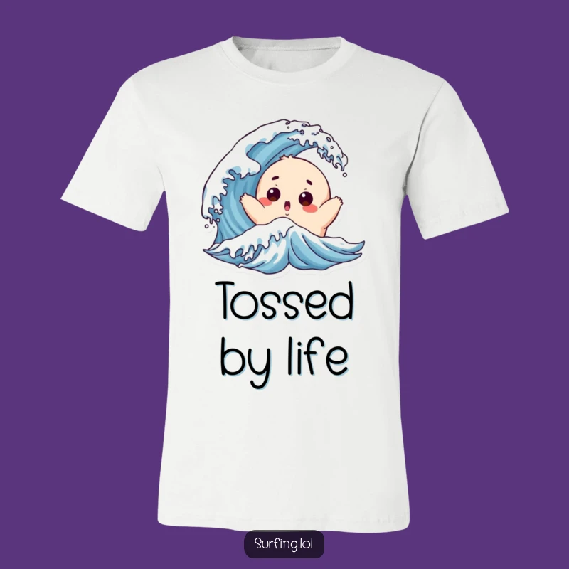 Funny Chubby Surfer T-Shirt: Wear Your Playful Surprise with This Humorous Beach Tee!