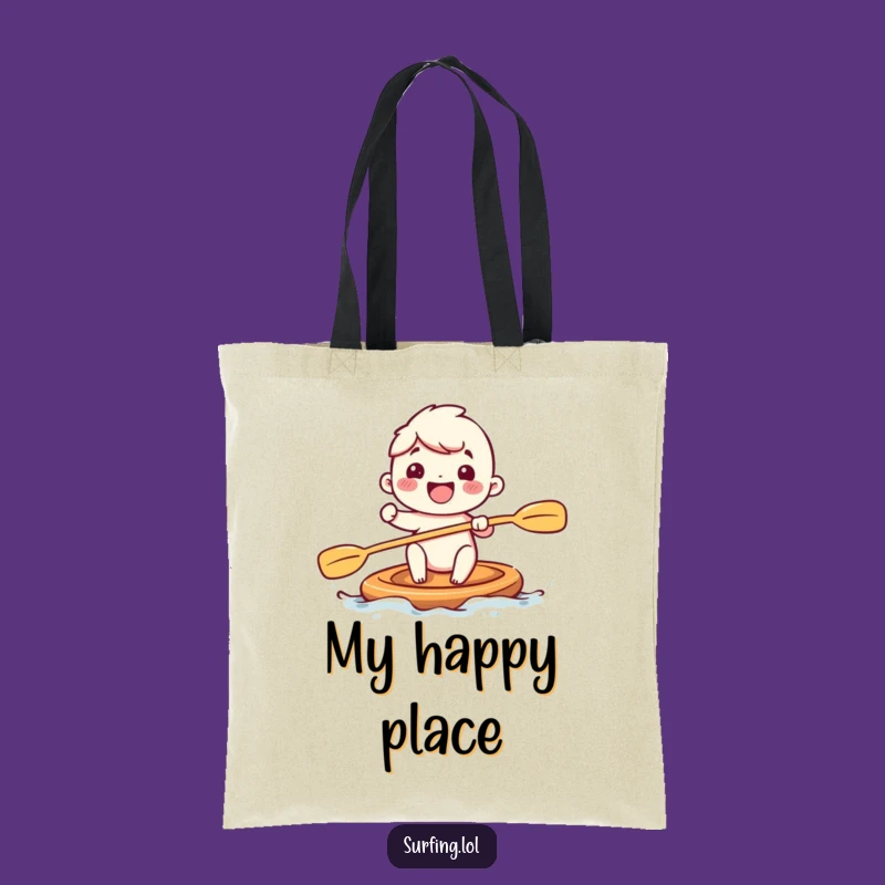 Funny Adorable Paddler Tote Bag: Carry Your Fun, Perfect Funny Gift!